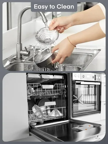 Miniatura 9 de FOHERE Exprimidor de Jugo de Naranja, Exprimidor de Limón de Hierro Fundido, Exprimidor de Cítricos Comercial Manual para Naranja, Limón, Granada