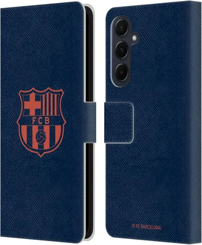 Miniatura 51 de Head Case Designs Funda de piel con licencia oficial del FC Barcelona Barca Crest Graphics para Samsung Galaxy A06 4G