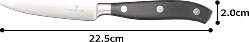 Miniatura 3 de Victorinox Grand Maitre Cuchillo de pelar forjado, cuchillo de cocina ergonómico de acero inoxidable prémium para rebanar frutas y verduras