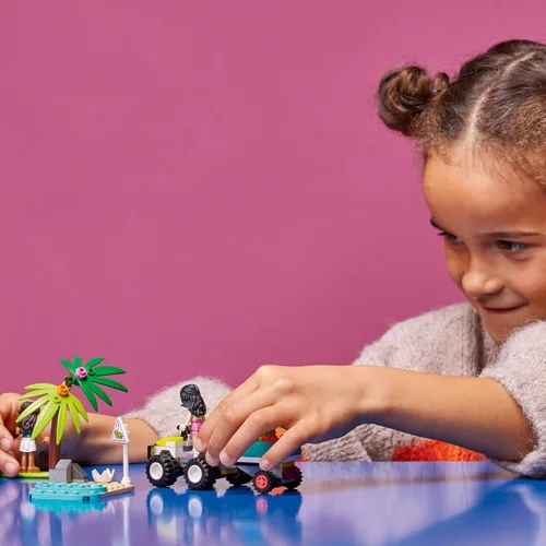 Miniatura 2 de LEGO Friends Turtle Protection Vehicle 41697 - Juego de juguetes de construcción para niños, niñas y niños a partir de 6 años (90 piezas)