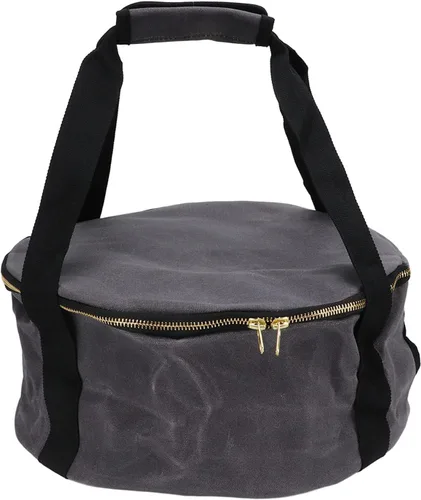 Bolsa de almacenamiento holandesa de hierro fundido a prueba de polvo, bolsa de viaje esmaltada resistente para utensilios de cocina, sartenes,