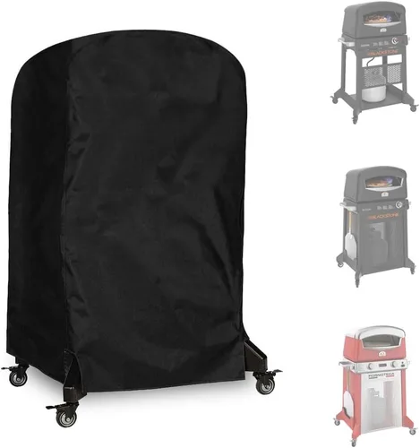 ZJYWSCH Cubierta para horno de pizza Blackstone de 16 pulgadas para horno de pizza de propano al aire libre con soporte 6825 6824 Horno de pizza