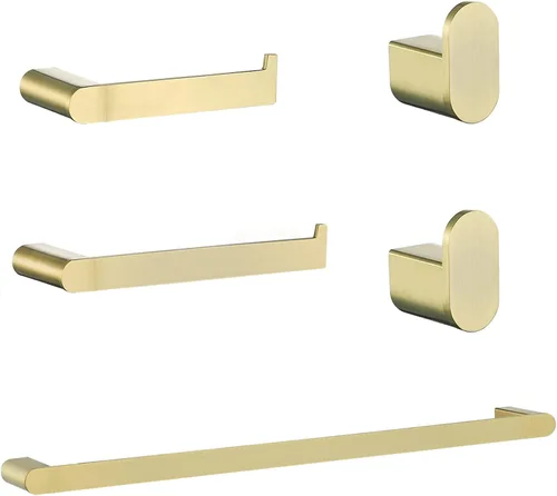 Miniatura 21 de RANDOM Toallero negro mate para baño y cocina de 9 pulgadas, soporte de toalla de mano SUS304, toallero de acero inoxidable, barra de toalla