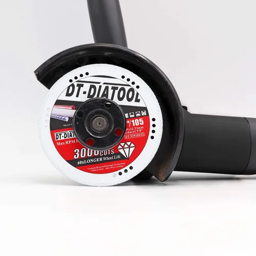 Miniatura 8 de DT-DIATOOL Ruedas de corte de diamante de 4 x 7/8 "para cuchillas de corte de metal de acero y hierro para amoladora angular