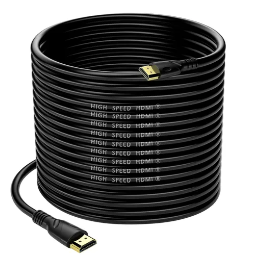 Miniatura 12 de Cable HDMI 4K de 100 pies de ultra alta velocidad HDMI 2.0 cable 4K @60Hz 18 gbps, conector chapado en oro, retorno de audio y video Ethernet