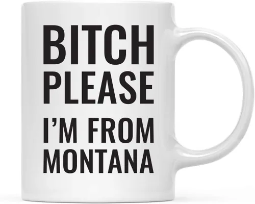 Miniatura 21 de Andaz Press Taza de café de 11 onzas, regalo de broma, Bitch Please I'm from Alabama, paquete de 1, incluye caja de regalo, divertidas ideas