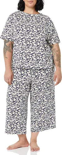 Miniatura 4 de Tienda Essentials Conjunto de pijama de punto para mujer (disponible en tallas extragrandes)