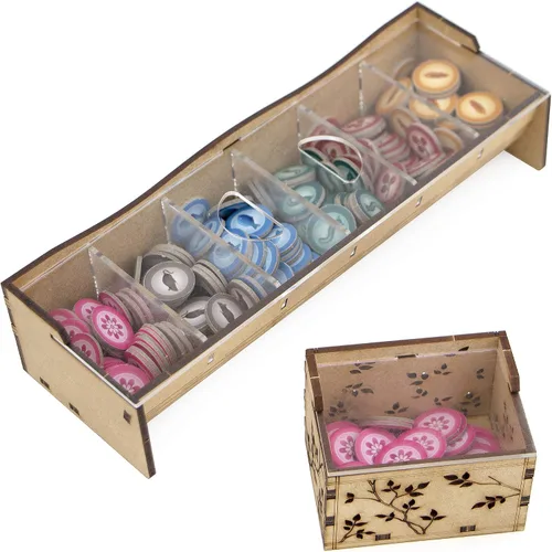 Miniatura 9 de Organizador TowerRex para Juego de Mesa Wingspan y Expansión Europea, Expansión Oceanía, Inserción de Almacenamiento, No para Asia