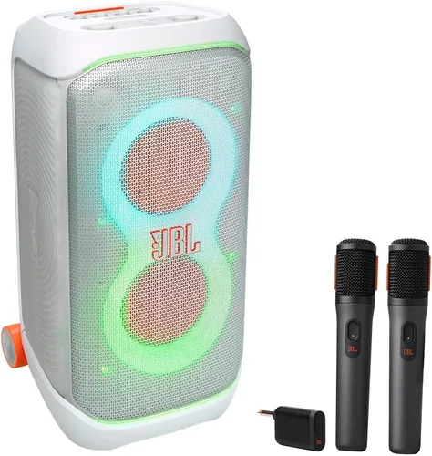 Miniatura 16 de JBL PartyBox Stage 320 - Altavoz portátil para fiestas con mango telescópico y ruedas anchas y resistentes, potente sonido JBL Pro, espectáculo