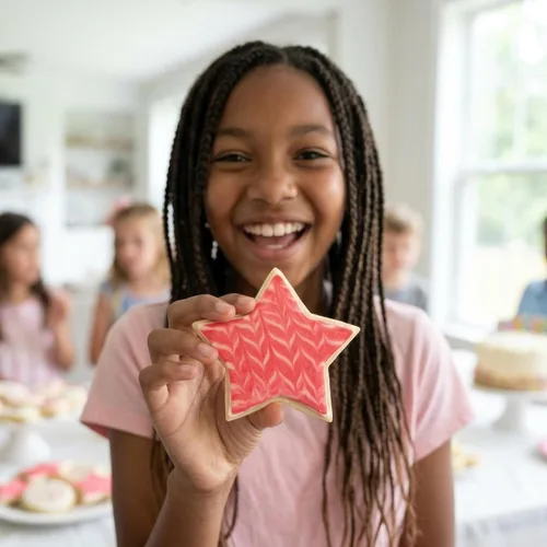 Miniatura 11 de Juego de 3 cortadores de galletas Ann Clark Star fabricados en los Estados Unidos, formas de 4 pulgadas, 3.25 pulgadas, 2.75 pulgadas