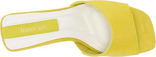 Miniatura 5 de Franco Sarto Sandalias de tacón Linley para mujer, Rafia verde manzana
