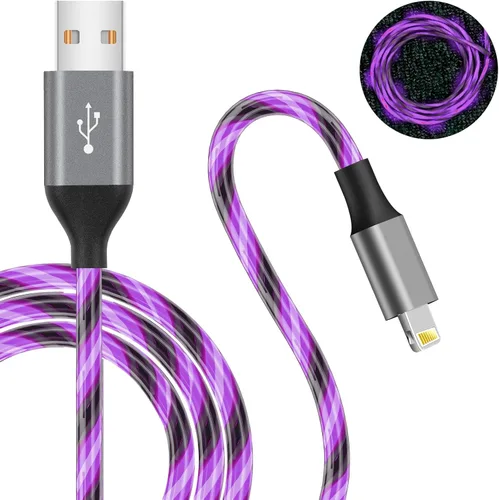 Miniatura 10 de Cable de carga para iPhone, cable Lightning de 3 pies con certificación MFi de Apple, cable de carga rápida USB de alta velocidad, cable