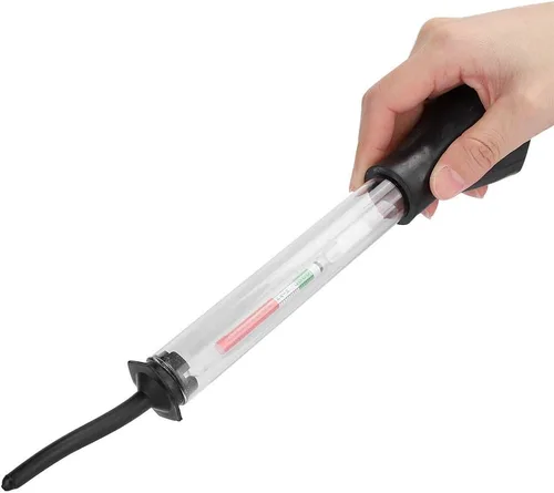 Miniatura 8 de Acouto Hidrómetro de batería, herramienta de hidrómetro de electrolitos de batería, probador de medidor de densidad electrohidráulico de detección