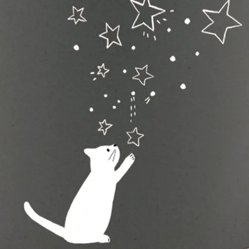 Miniatura 2 de Fringe Studio "CELESTIAL CAT" - Taza de gres New York, colección PetShop (429073)