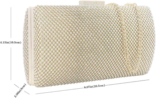 Miniatura 2 de Venoline Bolsos de noche de cristal para mujer con diamantes de imitación para mujer