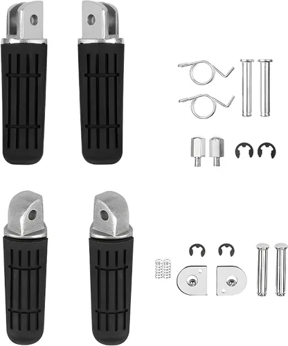 Miniatura 8 de Reposapiés delanteros para motocicleta para Yamaha YZF1000 R1 FZ1 FZ6R FZ6 FJR1300 FZ400 XJR1200 XJR1300 XJR400 XJ6 TDM