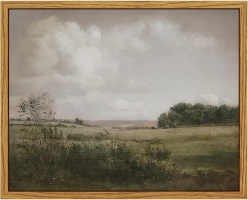 Miniatura 92 de VIYYIEA Arte de Pared en Lienzo Enmarcado Decoración del Hogar, Decoración de Granja Valles Ondulantes bajo Cielos Despejados Pintura de Pared
