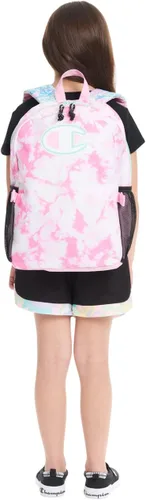 Miniatura 8 de Champion Combo de mochila y almuerzo para jóvenes, Caramelo rosaAzul Aruba