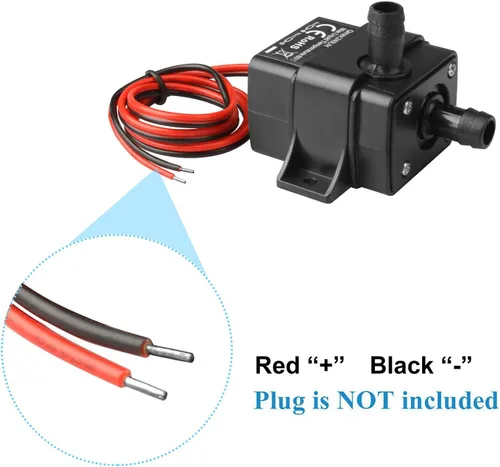 Miniatura 5 de Paquete de 2 mini bomba de agua sumergible DC12V, máximo 63 GPH para acuario, estanque, fuentes
