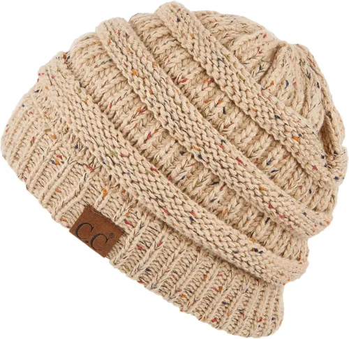 Miniatura 387 de C.C Trendy Warm Chunky Soft Stretch Cable Knit Beanie