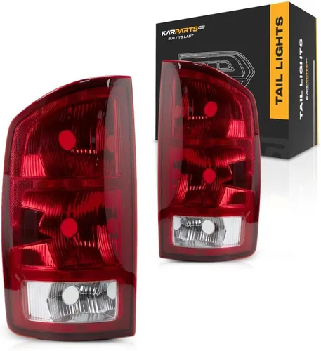 Miniatura 9 de KarParts360 Para Dodge Ram 1500 unidad de luz trasera 2002 03 04 05 2006 lado del pasajero para CH2801147 55077347AF
