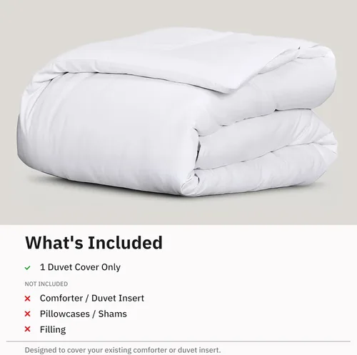 Miniatura 2 de California Design Den Solo funda de edredón individual XL/individual – Ganador de los premios Good Housekeeping Best Bedding Awards 2025, satén