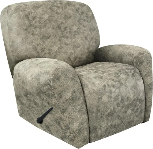 Miniatura 62 de ANARACHON Fundas para Sillas Reclinables Tipo Cuero, 4 Piezas Funda para Sillón Reclinable Lazy Boy, Protector de Muebles - Funda Suave Lavable
