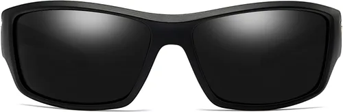 Miniatura 6 de Cyxus Polarized TR90 Cycling Sunglasses Men Women Rectangle Glasses Running Fishing Bike Baseball Sport Golf Driving 1070 1-marco negro mate negro