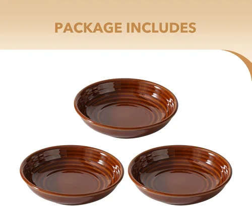 Miniatura 5 de Havniva Platos de cerámica anchos para gatos con protección para bigotes, juego de 3 tazones de cerámica para gatos, plato antideslizante