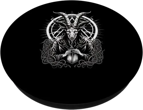 Miniatura 2 de Baphomet - Occult Gothic Demon PopSockets Swappable PopGrip