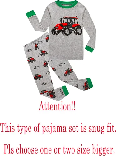 Miniatura 2 de KikizYe Pijama de manga larga para niños pequeños