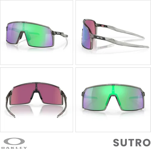Miniatura 85 de Oakley Sutro OO9406 / OO9462 - Lentes de sol para hombre, kit de correa de accesorios, bolsa de microfibra