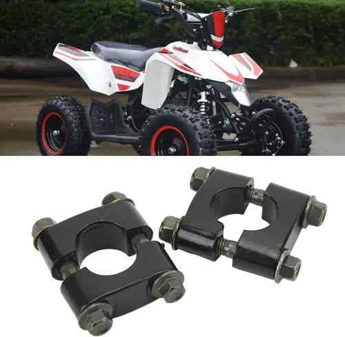Miniatura 7 de Elevadores de manillar de motocicleta, 2 piezas universales de 0.866 in 7/8 pulgadas, abrazadera elevadora para manillar de bicicleta, herramienta