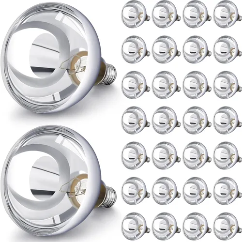 Miniatura 25 de VIHOSE Paquete de 4 lámparas de calor de 125 W, 120 V, R40, bombillas incandescentes de vidrio, bombillas de calefacción incandescentes para re