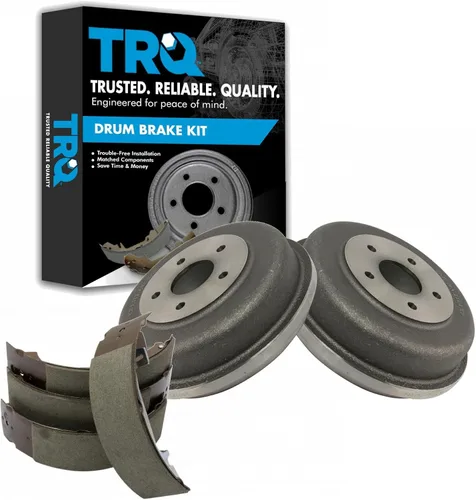 Miniatura 18 de Kit de tambor de freno y zapata ABS trasero TRQ Compatible con Subaru Forester Impreza