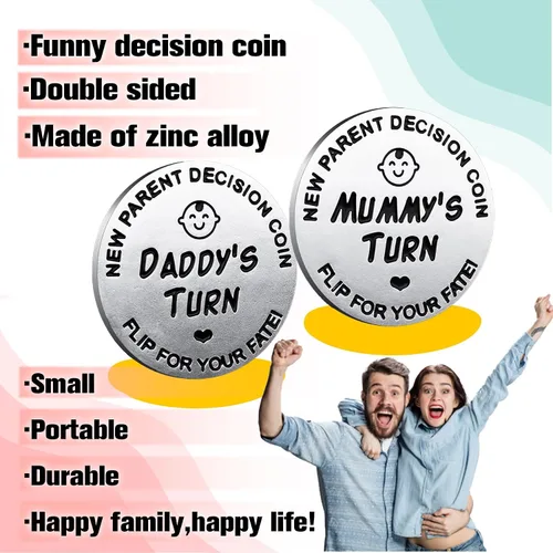 Miniatura 5 de Regalos para baby shower, fichas de decisión para padres para nueva mamá y papá, divertidos regalos para nuevos bebés, regalos para nuevas madres