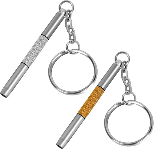 Miniatura 7 de UNEAK - Juego de reparación de tornillos para gafas morado, juego de destornilladores de precisión 3 en 1 mini, llavero, para gafas, gafas de sol