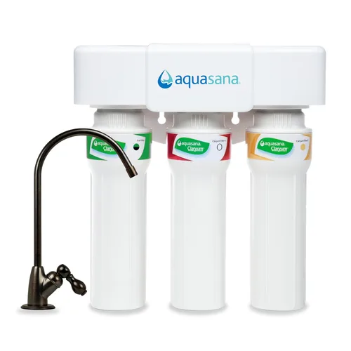 Miniatura 15 de Sistema de filtro de agua Aquasana para debajo del fregadero - Reduce PFAS, plomo y cloro en el agua potable - Filtración de clarium para la cocina