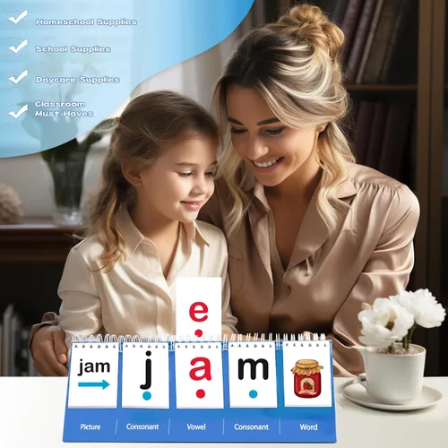 Miniatura 7 de CVC Word Games - Juegos de fonética, palabras de vista, tarjetas flash para jardín de infantes, preescolar jardín de infantes de primer y segundo