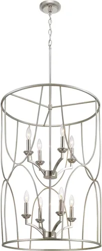 Miniatura 5 de Progress Lighting P500177-134 Colección Landree Foyer de ocho luces, Silver Ridge