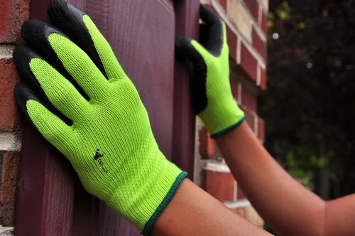 Miniatura 9 de G & F Products - Juego de 12 guantes de trabajo recubiertos de látex, doble capa para construcción, jardinería, uso pesado