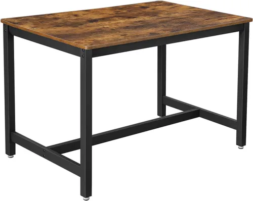 Miniatura 12 de VASAGLE Colección MAEZO - Mesa de comedor extensible para 4/6/8, mesa de cocina con patas cónicas, transiciones curvas, para comedor, cocina