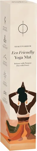 Miniatura 9 de Shakti Warrior Pro Hemp Mat – Diseñado por artista, tapete antideslizante ecológico de alta calidad, ideal para yoga regular y caliente, pilates