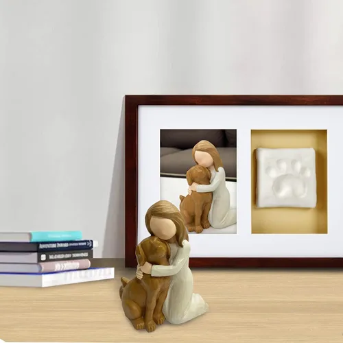 Miniatura 3 de Figuras de ángel de perro, memoriales de amistad de perro ángel para amantes de los perros Multicolor