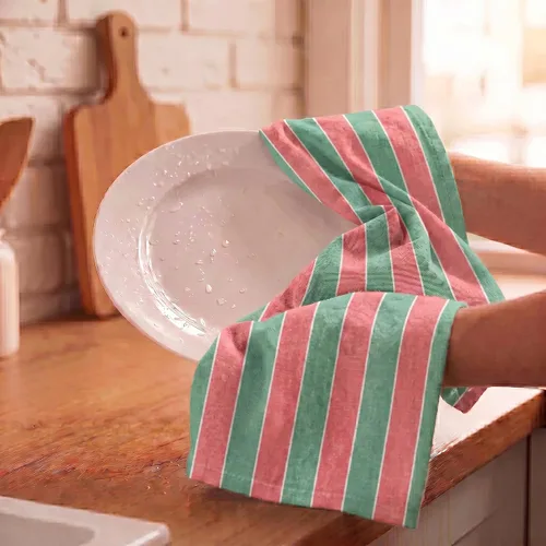 Miniatura 413 de Urban Villa Toallas de cocina 100% algodón para cocina (juego de 6) 20"x30" toallas de cocina altamente absorbentes, juego de ropa de cocina