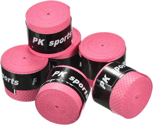Miniatura 9 de PATIKIL Cinta de agarre de raqueta de tenis, PU Overgrip Ronda Surco Antideslizante Absorbe el sudor para caña de pescar de bádminton