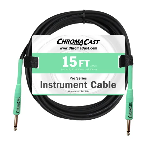 Miniatura 7 de ChromaCast Pro Series CC-PSCBLSS cables para instrumentos con extremos derechos, Vainilla crema