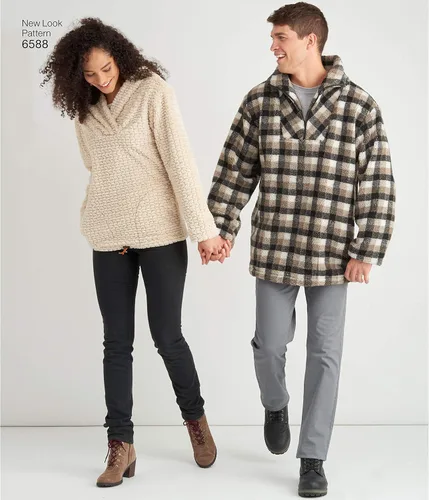 Miniatura 6 de NEW LOOK Patrón de costura 6588 - Tops unisex, A (XS-S-M-L-XL)