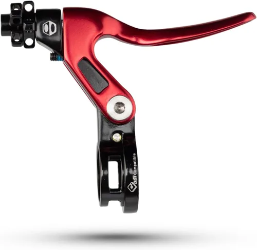 Miniatura 11 de Box One Genius - Palanca de freno BMX con abrazadera, tres palancas de freno reversibles de punto en V forjado en frío, alcance ajustable