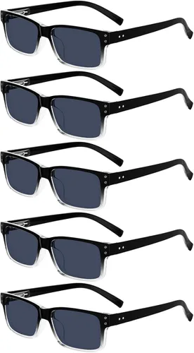 Miniatura 18 de Eyekepper Paquete de 7 lentes de lectura con bloqueo de luz azul para hombres +1.50 Bloqueador de luz azul b40 – 7 pares